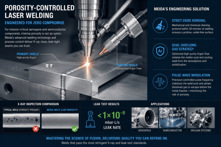 Porosity-Controlled Laser Welding for Mission-Critical Aluminum Components